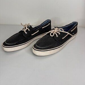 Keds Women's Charcoal Gray Color Canvas Boat Shoes Size 10